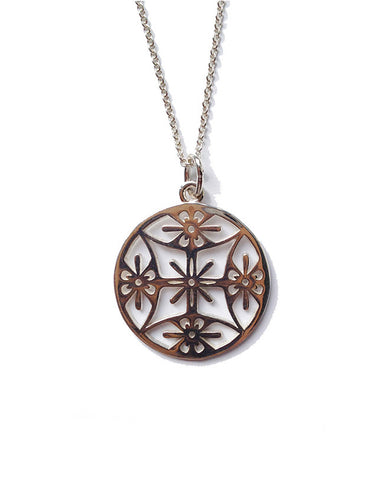 Nikko Open Pendant silver
