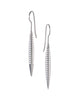 Ribbed Earrings Pointed