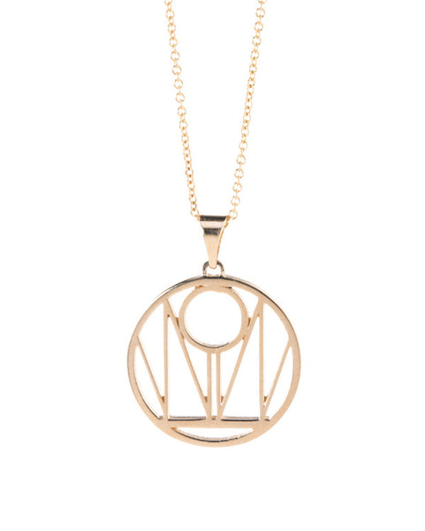 WOMEN'S WAY Signature Pendant 14k Gold