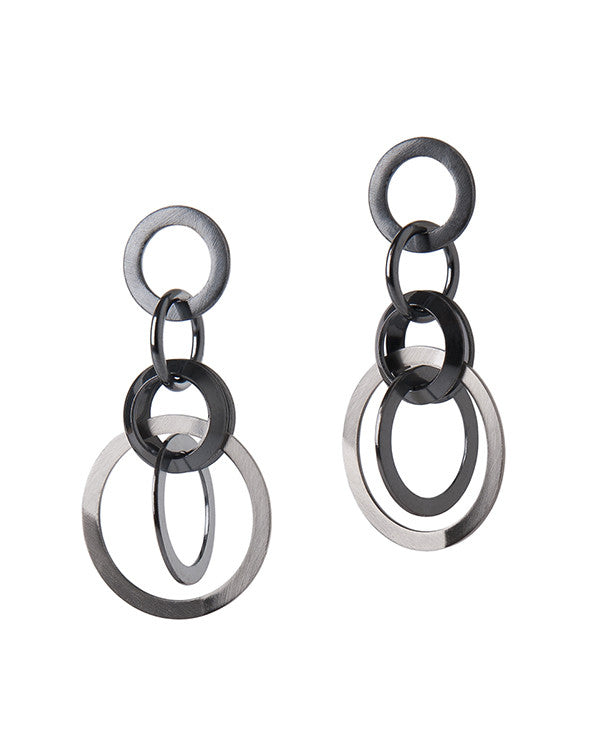 Captivity Earrings blackened silver – EnA Fine Jewelry