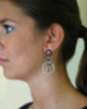 Captivity Earrings blackened silver