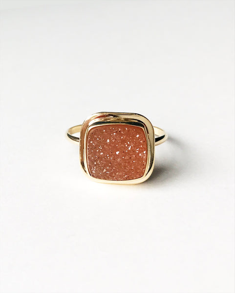 Druzy ring