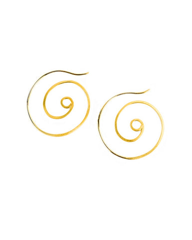 Nautilus Hoop Earrings