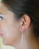 Ribbed Earrings Pointed