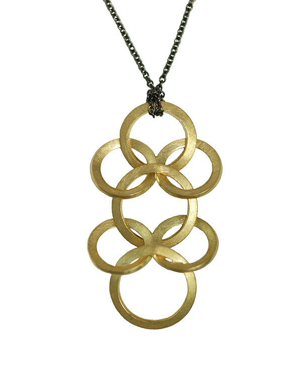 Spine Pendant Gold