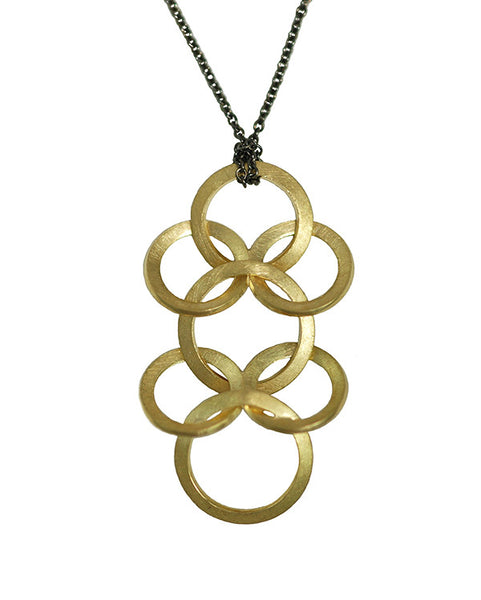 Spine Pendant Gold