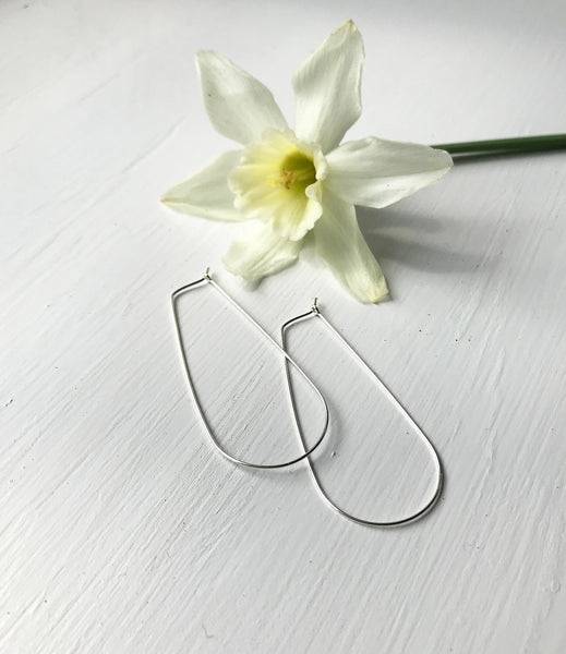 Teardrop Hoop Earrings